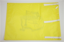 Zach Johnson Signed 2007 Masters Embroidered Flag JSA #GG75931