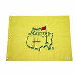 Trevor Immelman Signed 2008 Masters Embroidered Flag JSA #GG75933