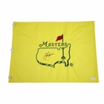 Jack Nicklaus Signed Masters Undated Embroidered Flag FULL JSA #Z91492