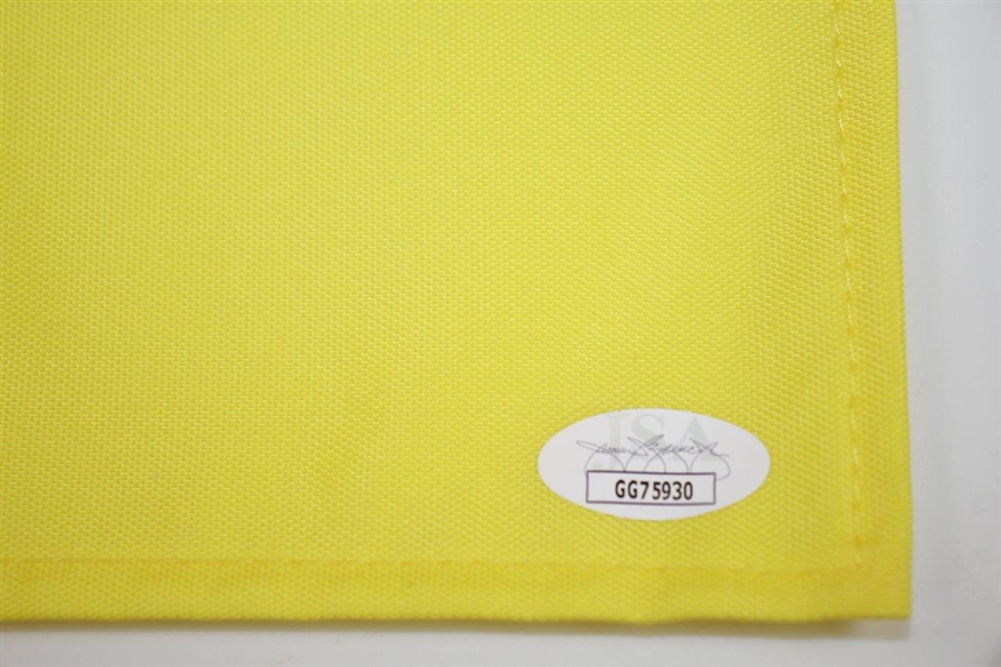 Rickie Fowler Signed Undated Masters Embroidered Flag JSA #GG75930
