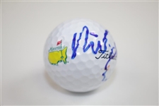 Nick Faldo Signed Masters Logo Golf Ball JSA ALOA