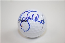 Nick Faldo Signed Masters Logo Golf Ball JSA ALOA