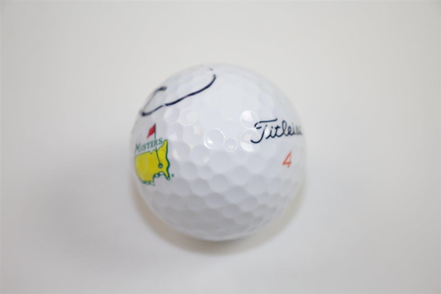 Jason Day Signed Masters Logo Golf Ball JSA ALOA