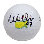 Mike Weir Signed Masters Logo Golf Ball with 03 Notation JSA ALOA