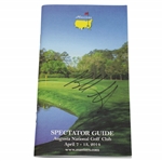 Bubba Watson Signed 2014 Masters Tournament Spectator Guide JSA ALOA