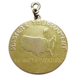 1956 Masters Tournament Gold Low Amateur Medal Awarded to Ken Venturi
