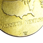 1956 Masters Tournament Gold Low Amateur Medal Awarded to Ken Venturi