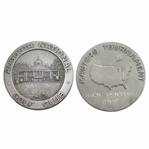 1960 Masters Tournament Silver Runner-Up Medal Awarded to Ken Venturi