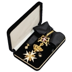 Ken Venturi's Silver-Gilt & Enamel Knight of the Magistrate Grace Sovereign Military Order of Malta Neck Cross-Hanging Medal-Boutonniere