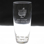Ken Venturis 1960 Masters Tournament Hole No. 2 Crystal Eagle Glass