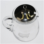 Ken Venturi's Vintage Augusta National Crystal Glass Pitcher with Lid