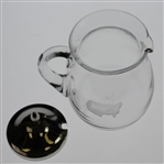 Ken Venturi's Vintage Augusta National Crystal Glass Pitcher with Lid