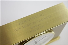 Ken Venturi's Tiffany & Co. Gifted Our Masters Champion Clock - April 13, 1992
