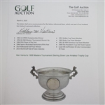 Ken Venturi's 1956 Masters Tournament Sterling Silver Low Amateur Trophy Cup