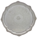 Ken Venturis 1956 California State Amateur Sterling Silver Low Gross Winner Tray - Gorham