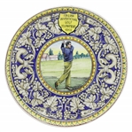 Ken Venturis 1965 Italian Invitational Golf Tournament Large Plate - Boys Town Rome