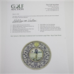 Ken Venturi's 1965 Italian Invitational Golf Tournament Large Plate - Boys Town Rome