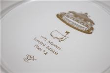 Ken Venturi's 1992 Masters Lenox Limited Edition Member Plate #2 with Original Box & Card