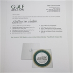 Ken Venturi's 1995 Masters Lenox Limited Edition Member Plate #8 with Original Box