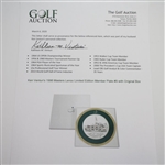 Ken Venturi's 1996 Masters Lenox Limited Edition Member Plate #9 with Original Box