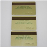 Ken Venturi's Augusta National Issued 2000(x2) & 2002 Masters Credit Cards