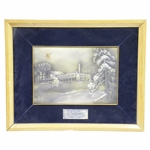 Ken Venturis Gifted 1958 Kasumigaseki Country Club Miyamoto-Shoko Art Piece - Framed
