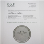Ken Venturi's 1964 American Golf Classic at Firestone Sterling Silver Winner's Tray