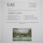 Ken Venturi's 2000 Masters Gift - Linda Hartough Signed Ltd Ed #4 Flowering Crab Apple w/Complete Box