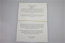 Ken Venturi's 1998 Masters Gift - Linda Hartough Signed Ltd Ed #6 Juniper w/Complete Box
