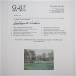 Ken Venturi's 1998 Masters Gift - Linda Hartough Signed Ltd Ed #6 Juniper w/Complete Box