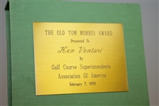 Ken Venturi's Golf Course Superintendents Assoc. of America GCSAA The Old Tom Morris Award - 1998