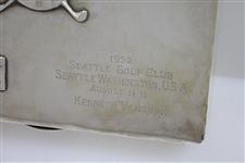 Ken Venturi's 1952 The Americas Cup at Seattle Golf Club Sterling Silver Contestant Box