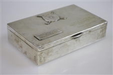 Ken Venturi's 1952 The Americas Cup at Seattle Golf Club Sterling Silver Contestant Box