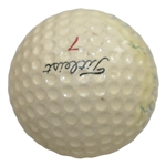 Tony Lema Signed Personal Match Used Titleist 7 Logo Golf Ball FULL JSA #BB58256