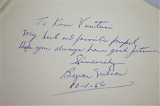 Ken Venturi's Personal 1956 Byron Nelson Signed & Inscribed Book Favorite Pupil JSA ALOA