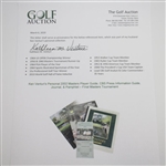 Ken Venturi's 2002 Masters Player Guide, Journal, Press Info Guide, & Pamphlet - Final Masters
