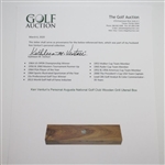 Ken Venturi's Augusta National Golf Club Wooden Box with Felt