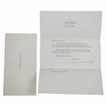 US Army General Omar N. Bradley Signed 7/22/64 Letter to Ken Venturi JSA ALOA
