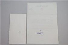 NY Yankee Owner George Steinbrenner Signed 6/20/02 Letter to Ken Venturi JSA ALOA