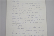 Dr. John Ellsworth Everett Handwritten 7/8/64 Letter to Ken Venturi - US Open Content