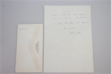 Dr. John Ellsworth Everett Handwritten 7/8/64 Letter to Ken Venturi - US Open Content
