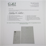 Dr. John Ellsworth Everett Handwritten 7/8/64 Letter to Ken Venturi - US Open Content
