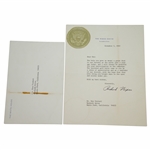 President Richard Nixon 11/5/69 Letter to Ken Venturi