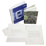 Ken Venturis Personal "The Match" Editors Copy with Book, Signed Letters, & Photo JSA ALOA