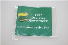 Ken Venturi's 1997 Masters Tournament Commemorative Pin - Tiger's First Green Jacket