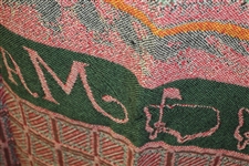 Ken Venturi's Personal Augusta National Golf Club Large Masters Throw Blanket/Rug