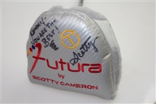 Ken Venturi's Personal K.V. Stamped Scotty Cameron Futura Putter with Signed Headcover JSA ALOA