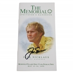 Jack Nicklaus Signed 2000 The Memorial Tournament Spectator Handbook JSA #U91992