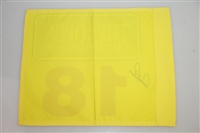 Arnold Palmer Signed Undated OPEN 18th Hole Flag FULL JSA #X88294