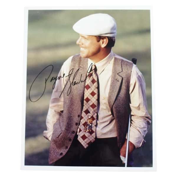 Payne Stewart Signed 8x10 Candid Hands in Pockets Photo FULL JSA #X61171